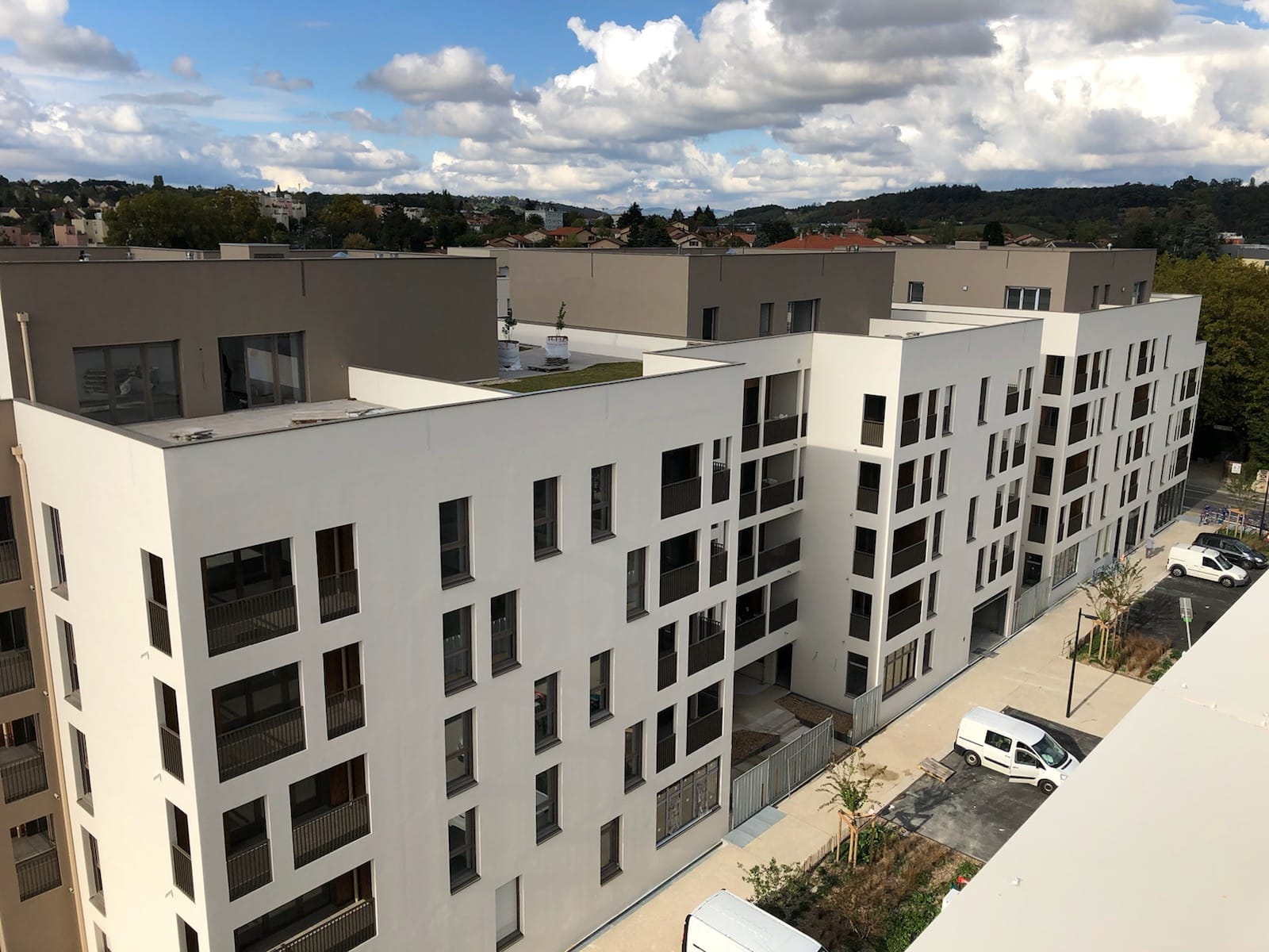 Réalisation immeuble moderne